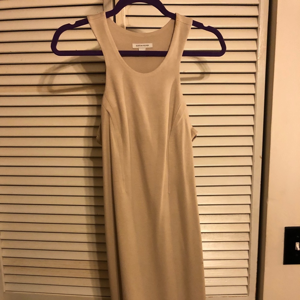 Beige formal dress
